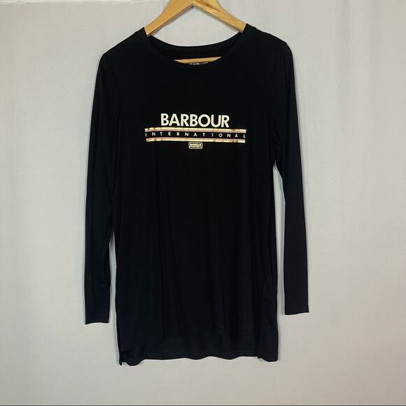 Barbour International Spada Long Sleeve Tee size 6 NWT - Picture 1 of 8